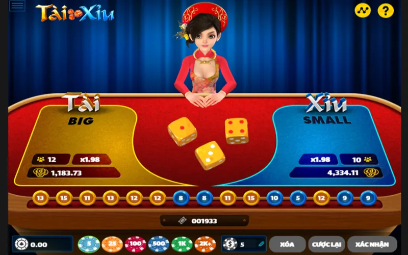 Kinh nghiệm khi tham gia game đổi thưởng tài xỉu 3D tại XVIP